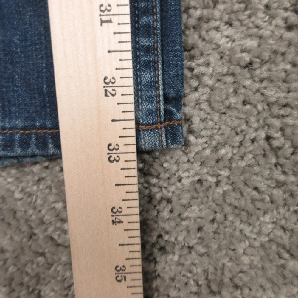 Banana Republic Jeans Mens 33x32 Blue Relaxed Fit Straight Faded Denim‎ Pants